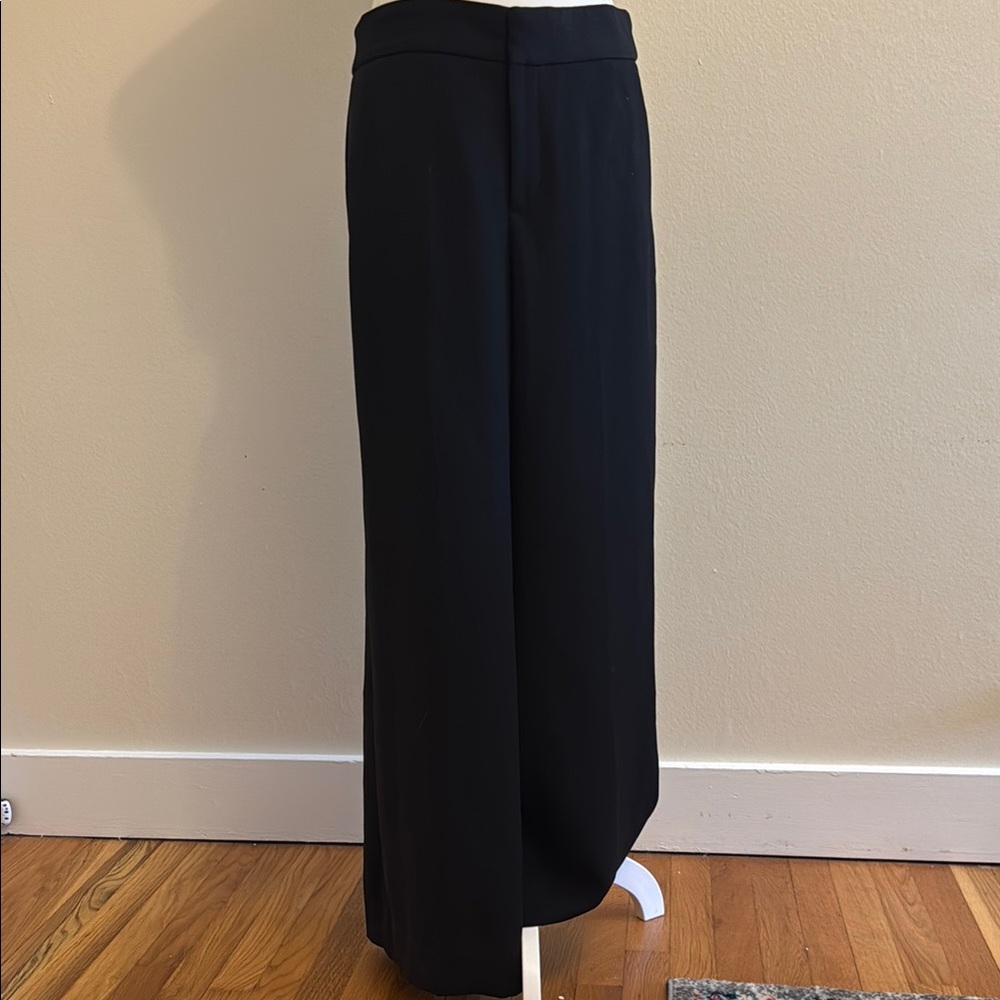 Elegant Black Women's Wide Leg Pants
